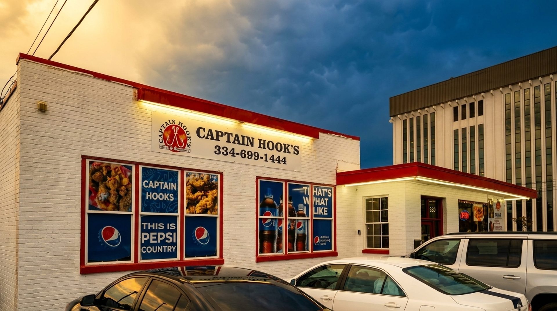 Welcome to Captain Hook's Fish & Chicken