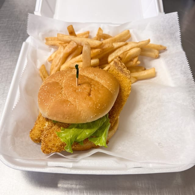 Menufy Fish Sandwich.