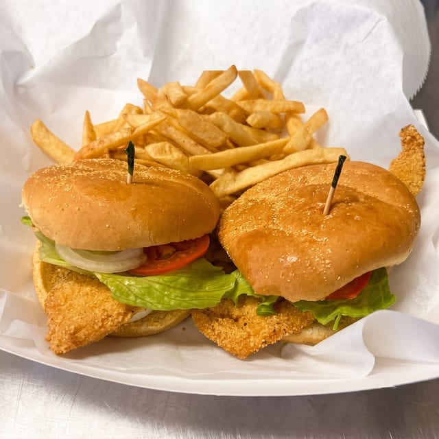 Menufy Fish Sandwich Combo.
